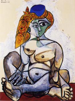 Pablo Picasso : nude in a turkish hat